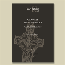 Load image into Gallery viewer, Kanonika 24. CANONES PŒNITENTIALES. Voll. I, II, III, IV.