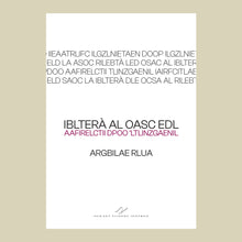 Load image into Gallery viewer, IBLTERÀ AL OASC EDL (LA LIBERTÀ DEL CAOS). AAFIRELCTII DPOO ‘LTLINZGAENIL (DOPO L’INTELLIGENZA ARTIFICIALE)
